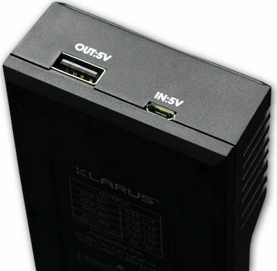 Klarus K2 USB Încărcător 2 Baterii Li-ion/Ni-Cd/Ni-MH Dimensiune AA/AAA/18650/16340/26650/14500