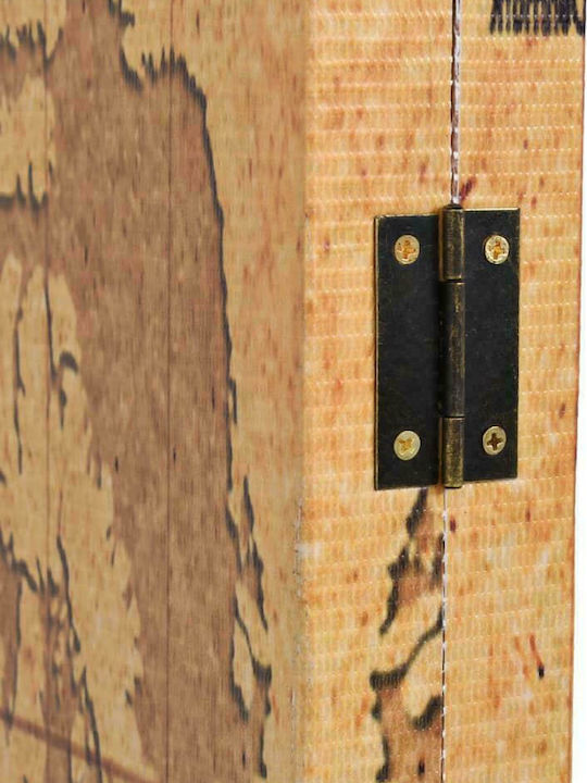 vidaXL Canvas Room Divider with 6 Panels 228x170cm