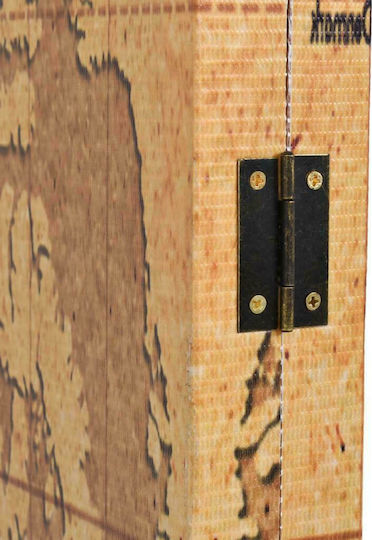vidaXL Canvas Room Divider with 3 Panels 120x170cm