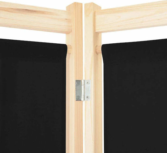 vidaXL Dekorativer Paravent Hölzernes mit 4 Blättern 200x170cm