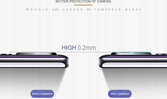 Mocolo Lens Προστασία Κάμερας Tempered Glass Διάφανο για το iPhone XS Max