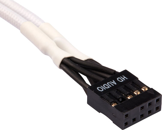 Corsair Premium Sleeved Front Panel Extension Kit - Cable 0.3m White (CC-8900245)