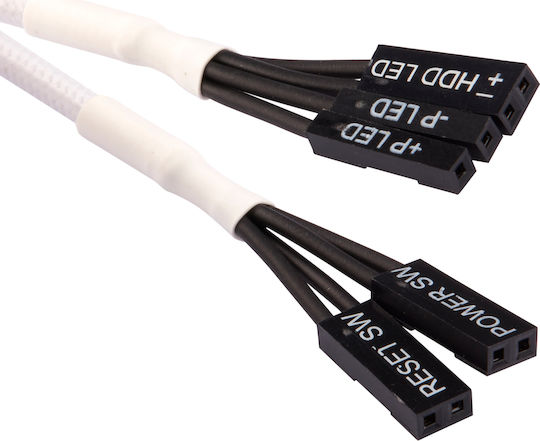 Corsair Premium Sleeved Front Panel Extension Kit - Cable 0.3m White (CC-8900245)