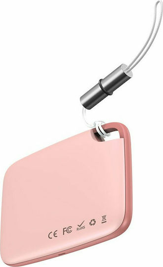 Baseus T2 Bluetooth Tracker Ροζ με Εντοπισμό Smartphone