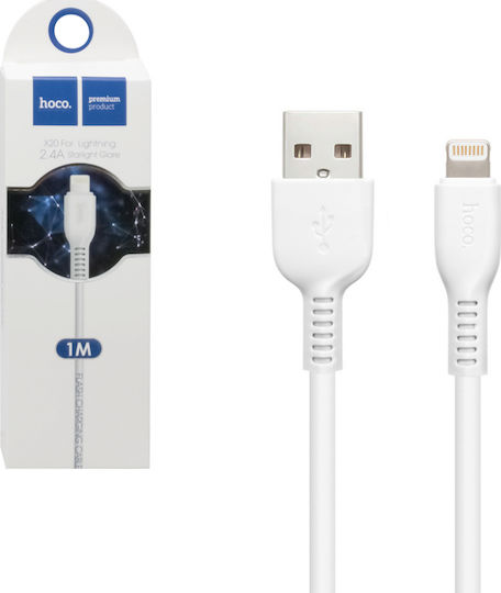 Hoco X20 Flash USB-A zu Lightning Kabel Weiß 1m (HOC-X20i-W)