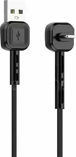 Awei CL-65 Angle (90°) USB-A to Lightning Cable Black 1m