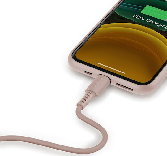 Baseus Colorful Regular USB to Lightning Cable Ροζ 1.2m (CALDC-04)