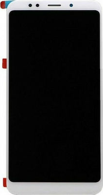 Mobile Phone Screen Replacement with Touch Mechanism for Redmi 5 (White)