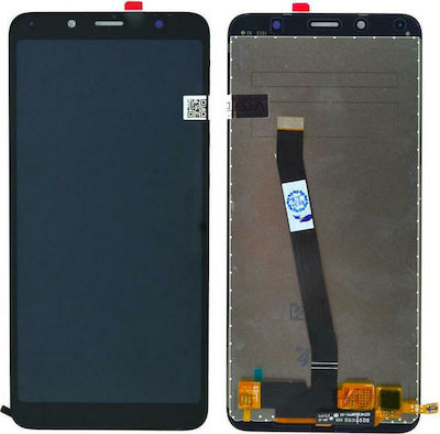 Mobile Phone Screen Replacement with Touch Mechanism for Redmi 7A (Black)