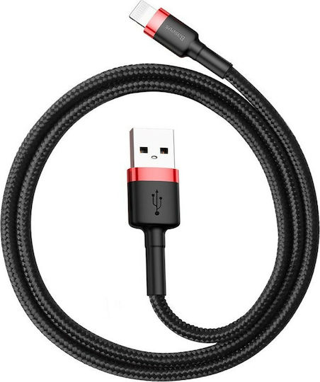Baseus Cafule IP Edition Braided USB-A to Lightning Cable Red 0.5m (CALKLF-A19)