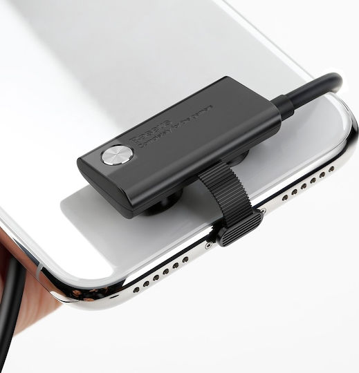 Baseus Suction Cup USB-A to Lightning Cable Black 1m (CALXP-A01)