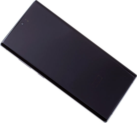 Samsung Screen with Touch Mechanism and Frame for Galaxy Note 10+ (White)