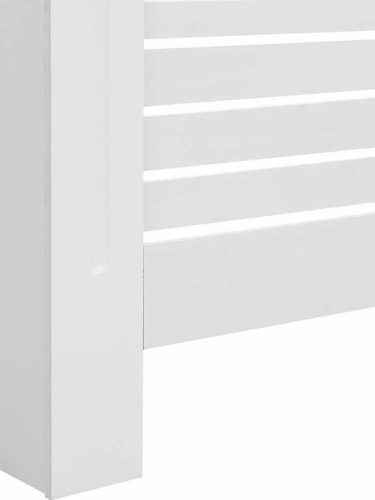 vidaXL Κάλυμμα Καλοριφέρ από MDF Λευκό 172x19x81.5cm 2τμχ