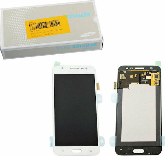 Samsung Οθόνη mit Touch-Mechanismus für Galaxy J5 2015 (Weiß)