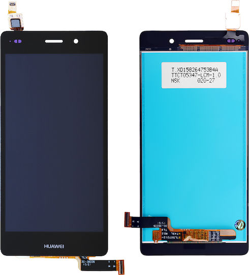 Οθόνη με Μηχανισμό Αφής για Huawei P8 Lite (Μαύρο)