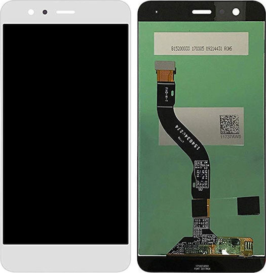 O ecran cu Mecanism Tactil pentru Huawei P10 Lite (Alb)