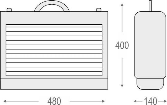 Olympia Electronics RT-22 Ηλεκτρική Εντομοπαγίδα με Κολλητική Επιφάνεια 30W 80m² 925022000