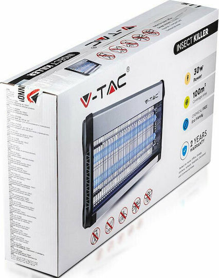 V-TAC Înșelătorie electrică pentru insecte 30W 100m² 11181