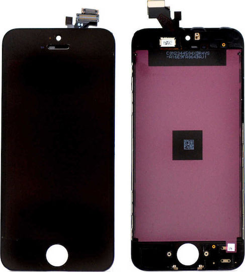 Οθόνη με Μηχανισμό Αφής για iPhone 5 (Μαύρο)