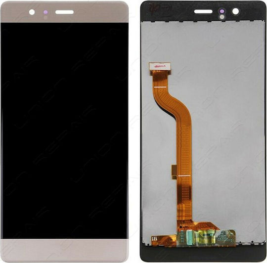 Екран със Сензорен Механизъм за Huawei P9 (Златист)