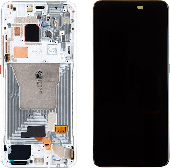 Xiaomi Οθόνη mit Touch-Mechanismus und Rahmen für Poco F2 Pro (Weiß)