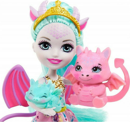 Mattel Royals Кукла Deanna & Семейство Дракони Кукла за 4+ години+ години 15.2см.