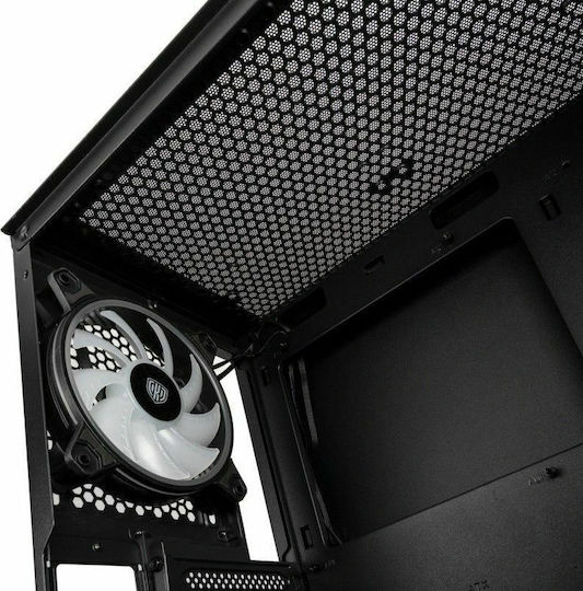 Kolink Void X Gaming Midi Tower Κουτί Υπολογιστή με Πλαϊνό Παράθυρο και RGB Φωτισμό Μαύρο