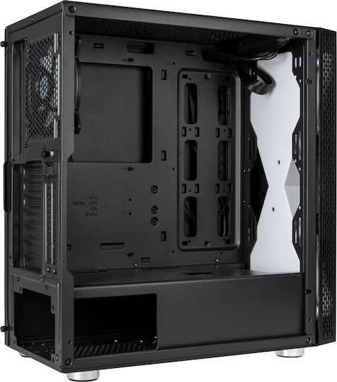Kolink Void X Gaming Midi Tower Κουτί Υπολογιστή με Πλαϊνό Παράθυρο και RGB Φωτισμό Μαύρο