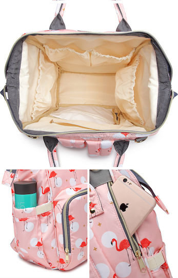 Lequeen Diaper Bag Pink 39x18cm.
