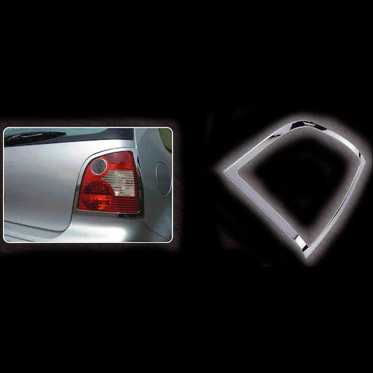 Autoline Back Headlights Masks for Volkswagen Polo '03