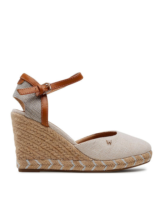 Wrangler Women's Platform Espadrilles Beige