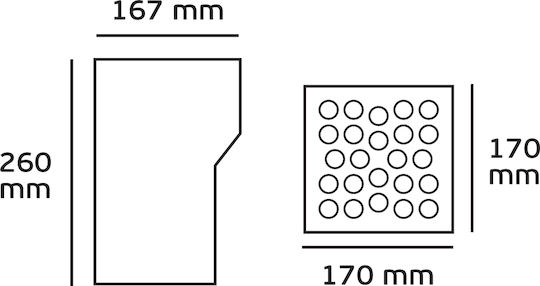 VK Lighting Στεγανός Προβολέας LED 48W RGB IP65
