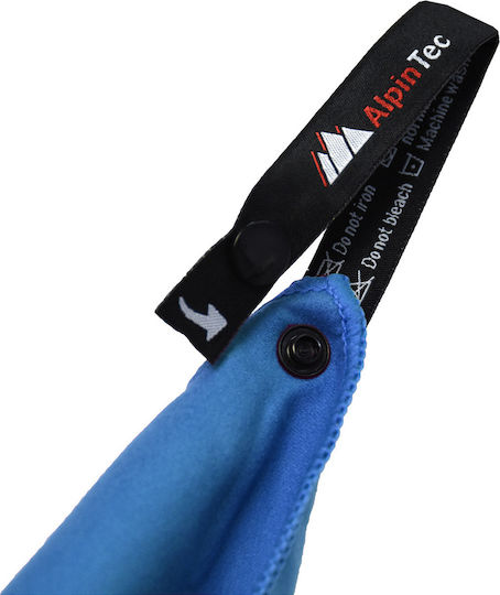 AlpinPro DryFast Microfiber Face Towel in Case Blue 50x30cm