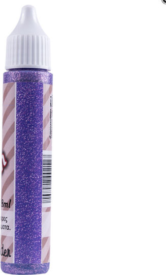Maxi Decor Химикал Глитър Лилав 28мл