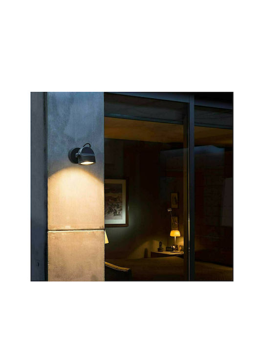 Faro Barcelona Alfa Wall-Mounted Outdoor Spot Light LED IP65 13W with Warm White Light