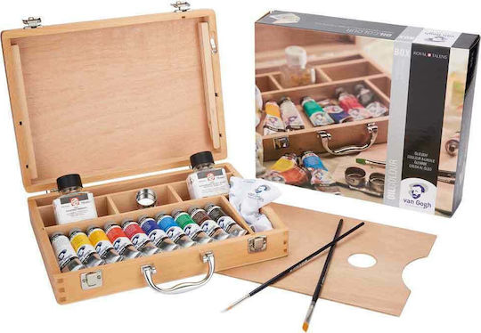 Royal Talens Oil Colour Painting Set in Case Colouring Set 40ml 10pcs 40x10cm 10pcs 02840510