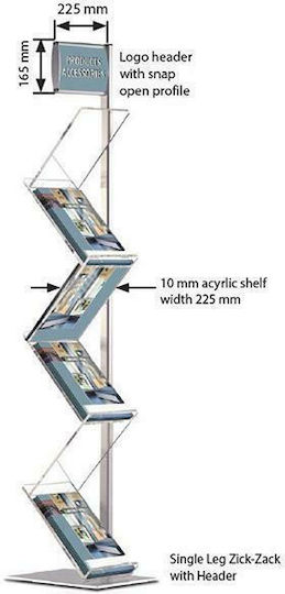 M&T Displays Θήκη Εντύπων 17217 A4