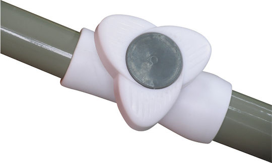 Summer Club Iris Faltbarer Strandsonnenschirm Aus Aluminium Durchmesser 2m Orange