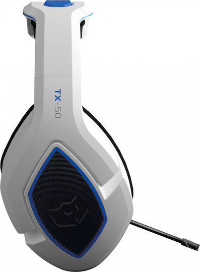 Gioteck TX50 Over Ear Gaming Headset με σύνδεση 3.5mm Λευκό