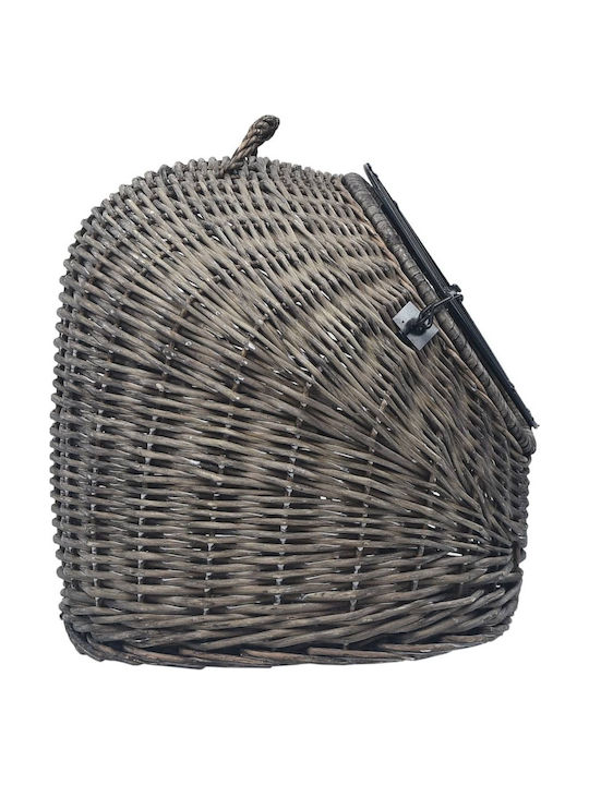 vidaXL Katzentransportkäfig 35x35x45cm Grau