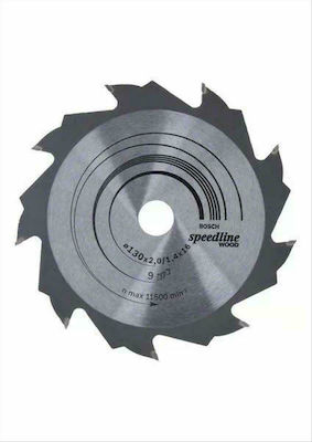 Bosch 2608640774 Cutting Disc Wood 130mm with 9 Teeth 1pcs