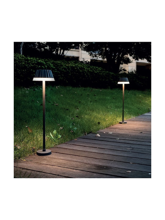 Aca Waterproof Outdoor Lattern Lamp Built-In Led Black