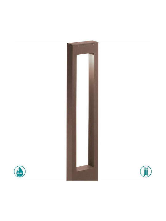Ideal Lux Vega Outdoor Floor Lamp Small Post 15W 80x15cm Ideal Lux Vega Outdoor Floor Lamp Small Post 15W 80x15cm