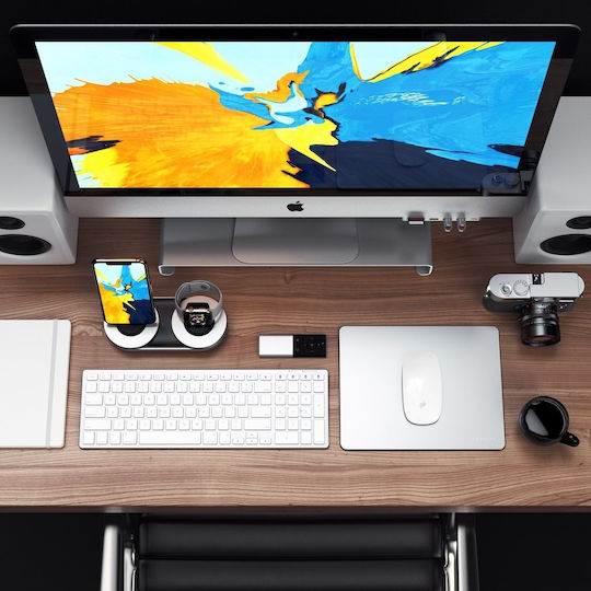 Satechi Hub 4 Θυρών USB 2.0 με σύνδεση USB-C Γκρι