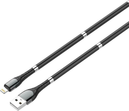 Ldnio LS511 USB-A to Lightning Cable Black 1m (LD-LS511LBK)