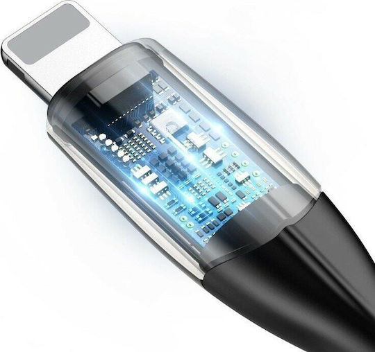Baseus Braided USB to Lightning Cable Μαύρο 2m (CALSP-C01)