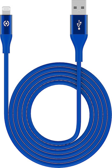 Celly Feeling USB-A zu Lightning Kabel Blau 1.5m (USBLIGHTCOLORBL)