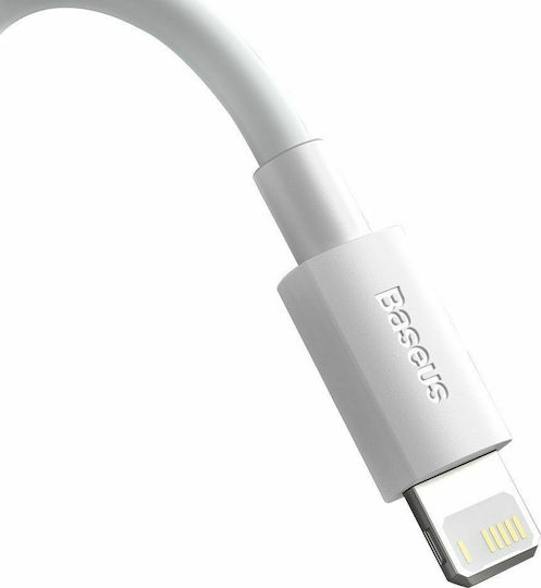 Baseus Wisdom Regular USB to Lightning Cable Λευκό 1.5m