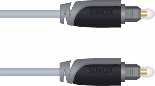Sinox Optical Audio Cable TOS male - TOS male Λευκό 10m (SXA5610)