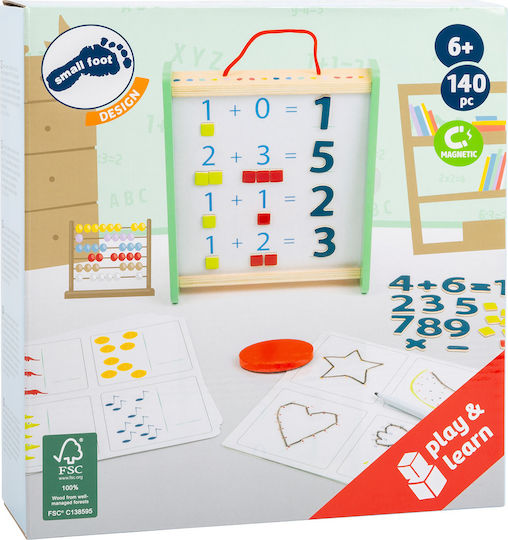Small Foot Learning Box Educate Educational Game Knowledge made of Wood for 6+ years old Years Old